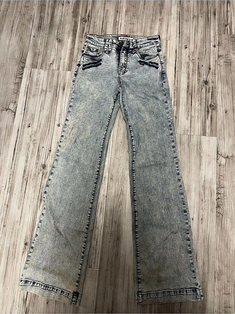 Ranch Dress'n Women'Small Flare Jeans Size Small Blue